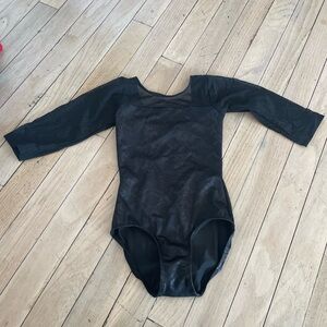 Black Kids One Piece Leotard brand Elevé